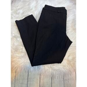 Banana Republic Sloan Curvy Fit Black Ankle Dress Pants Women's Size 8
